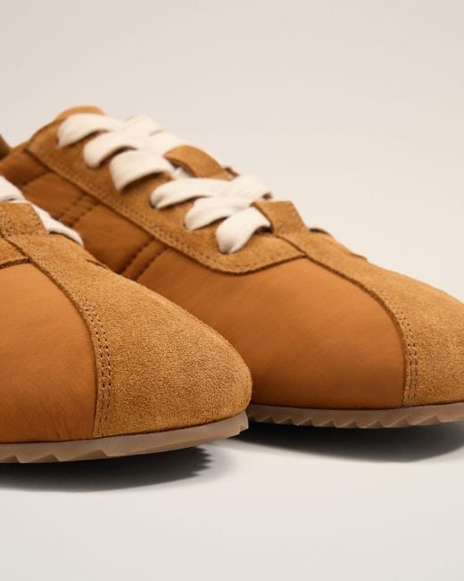 AMI Natural Nylon Soft Sneakers