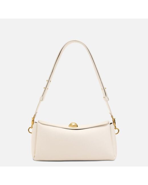 AMI Natural Cow Leather Carrousel Bag