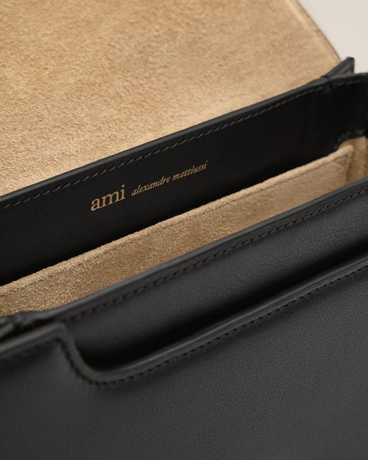 AMI Multicolor Cowhide Leather Paris Paris Bag