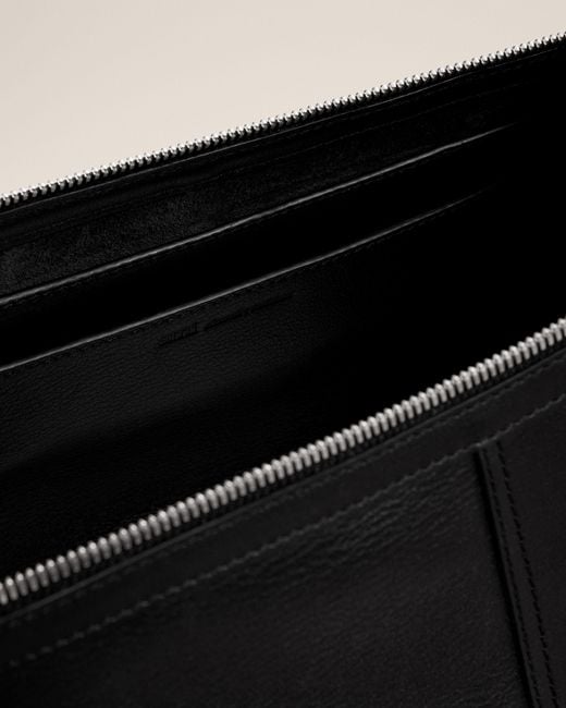 AMI Natural Small Taurillon Leather Etienne Crossbody Bag