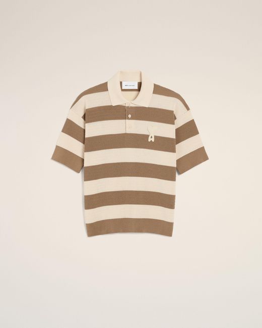 AMI Natural And Cotton Ami De Coeur Polo for men