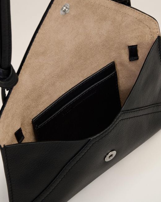 AMI Natural Etienne Taurillon Leather Envelope Phone Holder