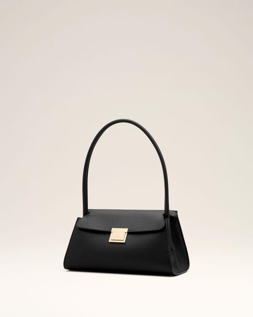 AMI Natural Cow Leather Small Mimi Bag