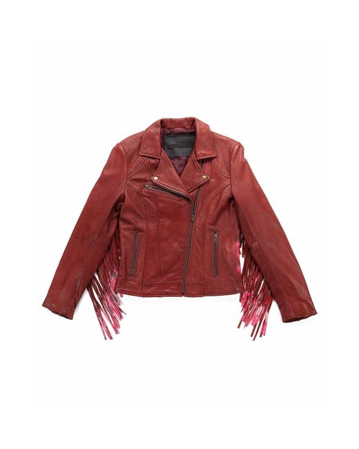 red tassel jacket
