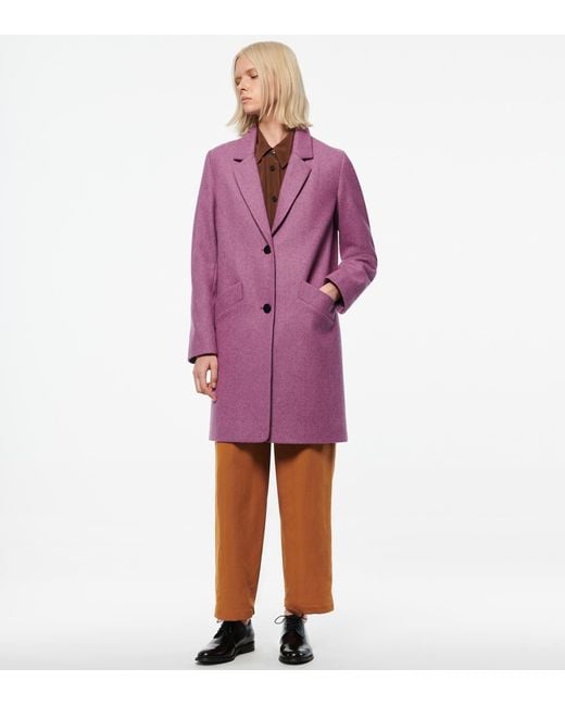 Next lilac boucle coat hotsell