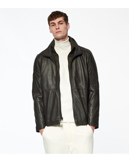 andrew marc jacket leather