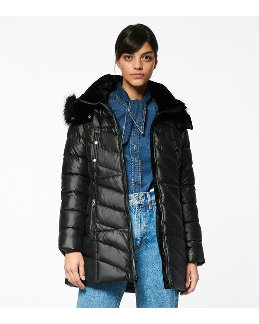 andrew marc black puffer jacket