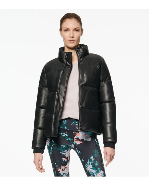 andrew marc black puffer jacket