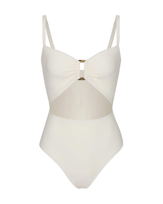 Anemos The Tortoise Cutout One-piece in White | Lyst