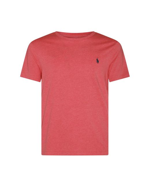 Polo Ralph Lauren Pink Red Cotton T-shirt for men