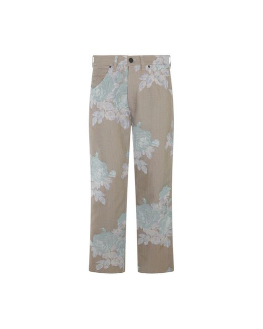 Vivienne Westwood Gray Multicolor Cotton Pants for men