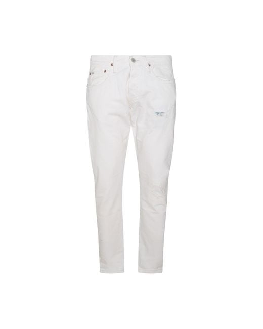 Polo Ralph Lauren White Cotton Denim Jeans for men