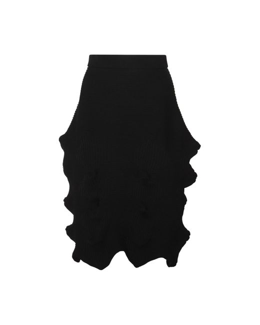 Issey Miyake Skirt in Black | Lyst