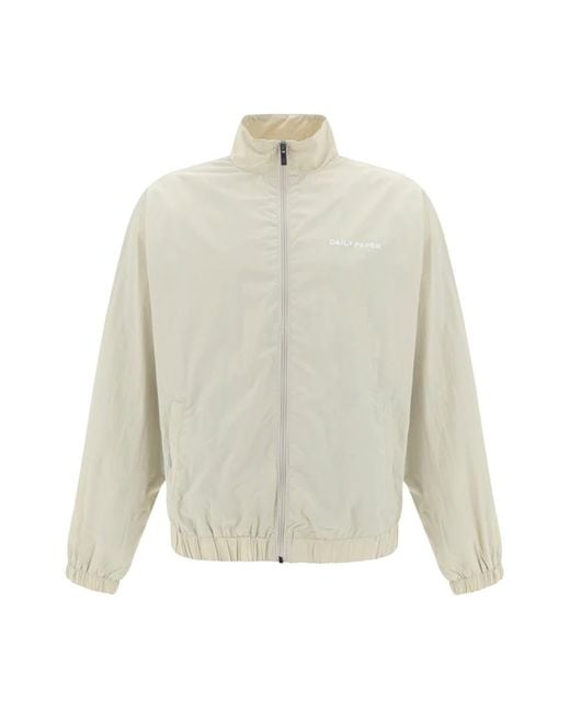 Daily Paper White Nylon Casual Jacket for men