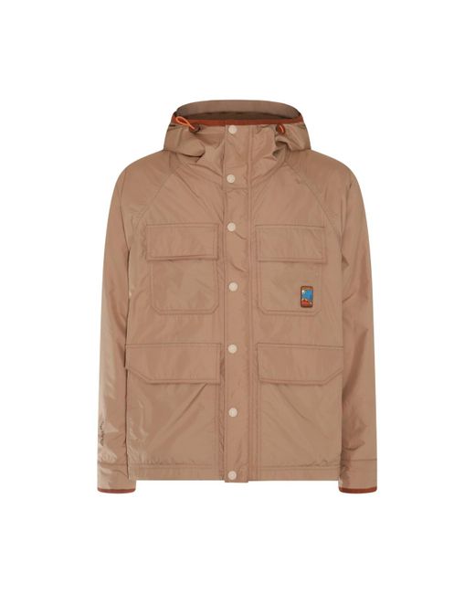 3 MONCLER GRENOBLE Brown Casual Jacket for men