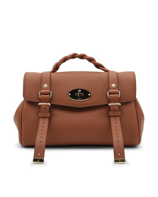 Mulberry Brown Leather Alexa Handle Bag