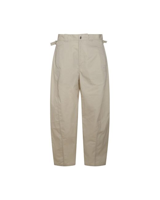 Lemaire Gray Cotton Pants for men