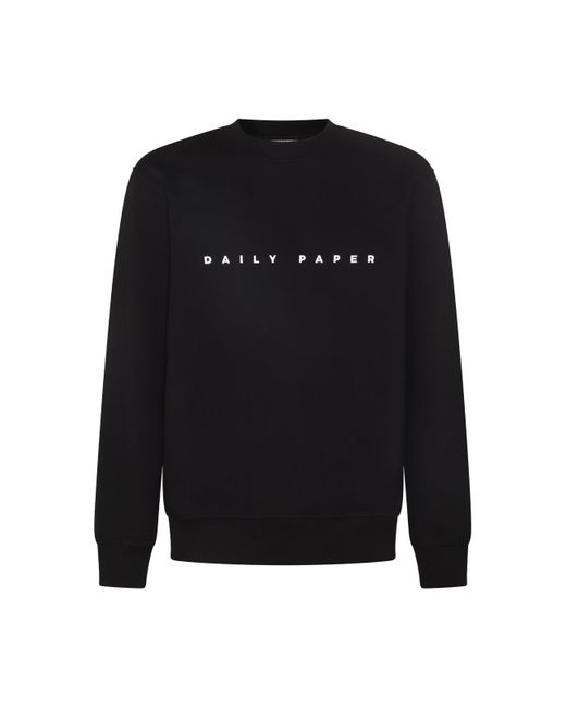 Daily Paper Black Cotton Sweatshirt for men