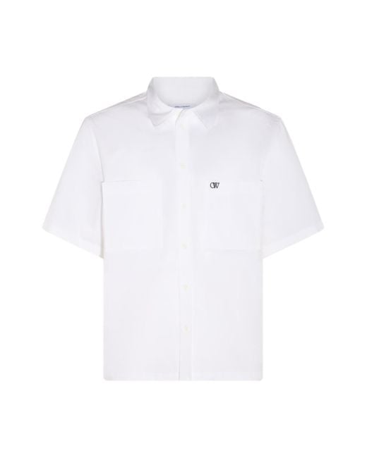 Off-White c/o Virgil Abloh White Cotton Shirt for men