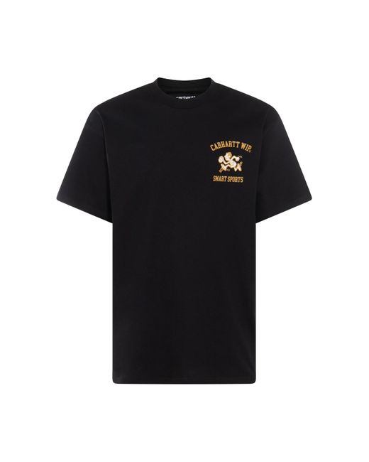 Carhartt Black Multicolour Cotton T-shirt for men