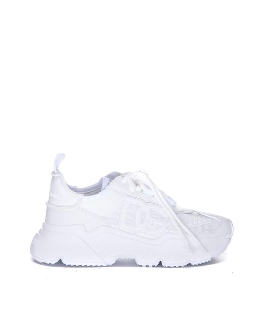Dolce & Gabbana White 'daymaster' Sneakers