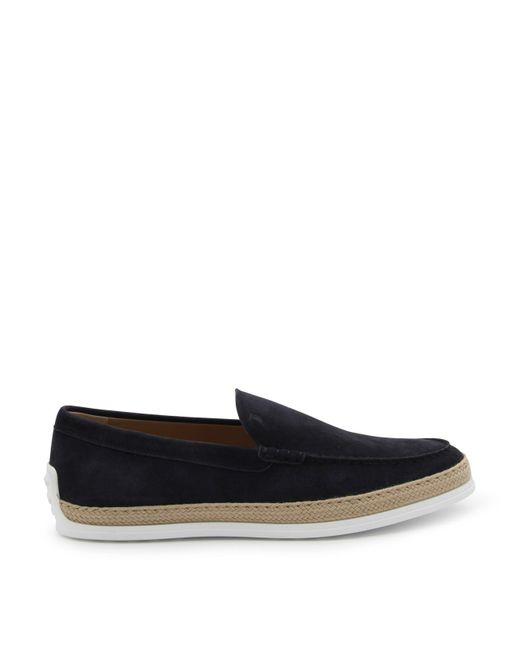 Tod's Black Suede Slip On Sneakers for men