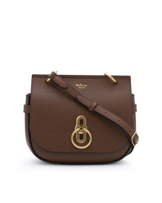 Mulberry Brown Leather Ambereley Crossbody Bag