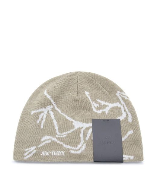 Arc'teryx Gray Smoke Wool Blend Bird Head Toque Hat for men