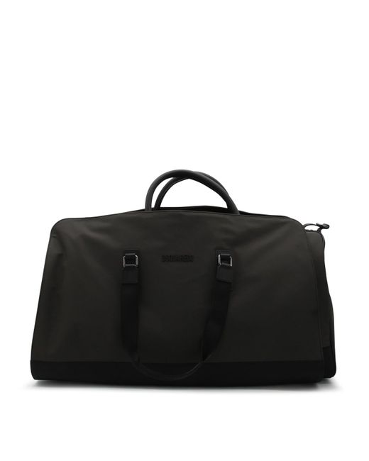 DSquared² Black Canvas Handle Bag for men