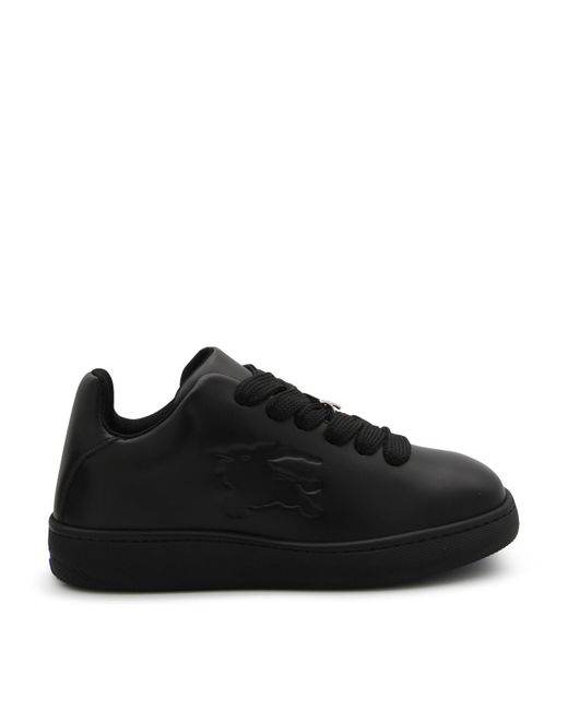 Burberry Black Leather Sneakers for men