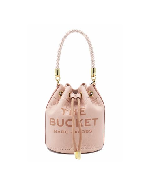 Marc Jacobs Pink Leather Bucket Bag
