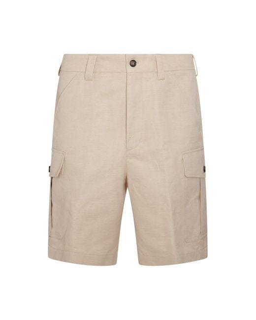 Loro Piana Natural Cotton Shorts for men