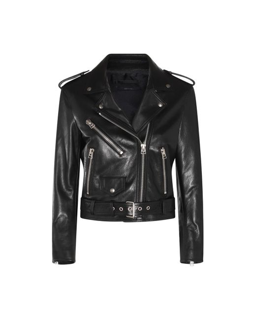 Tom Ford Leather Jacket in Black | Lyst