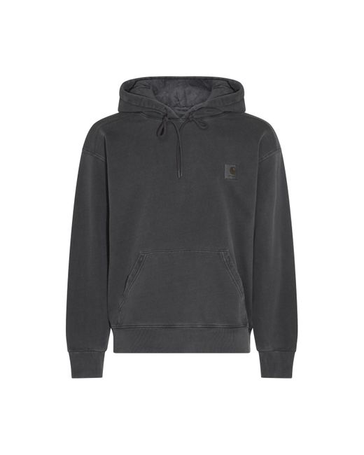 Carhartt Gray Dark Grey Cotton Sweatshirt for men