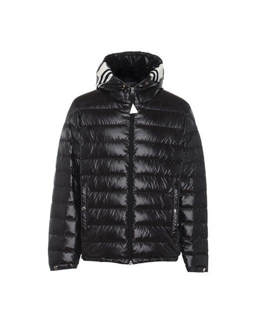 Moncler And White Down Jacket in Black for Men | Lyst