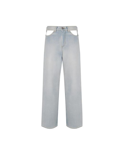 Maison Margiela Gray Cotton Jeans