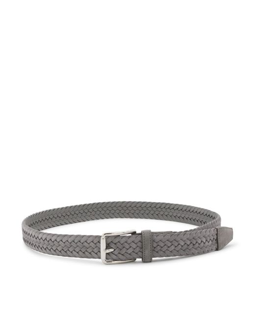 Tod's Gray Grey Leather Belt for men