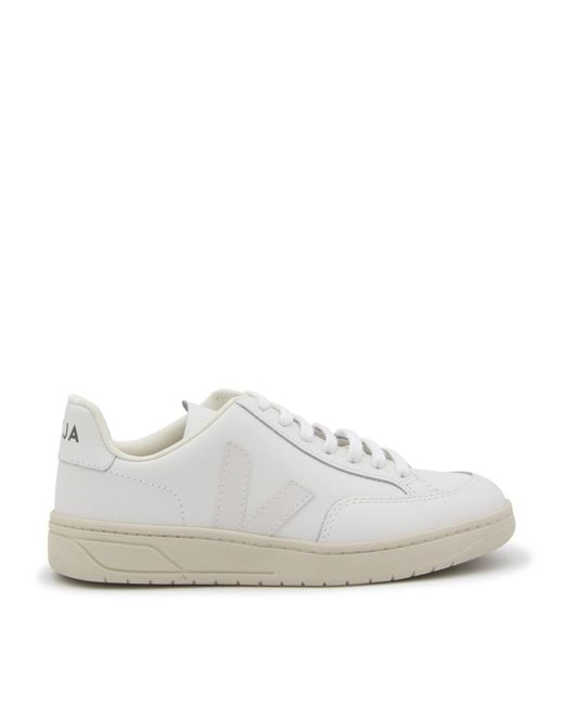 Veja White Leather V-123 Sneakers