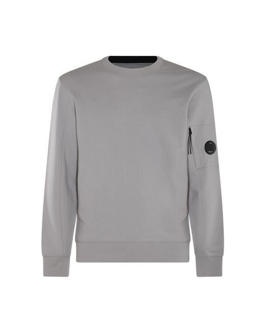 C P Company Gray Grey Cotton Sweatshirt for men