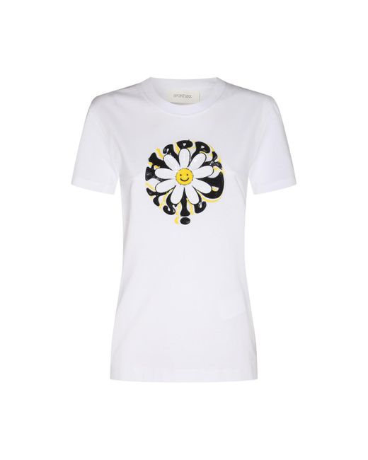 Sportmax White Cotton Vallo T-shirt