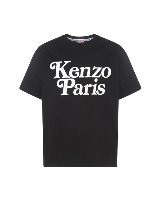 KENZO Black Cotton T-shirt for men