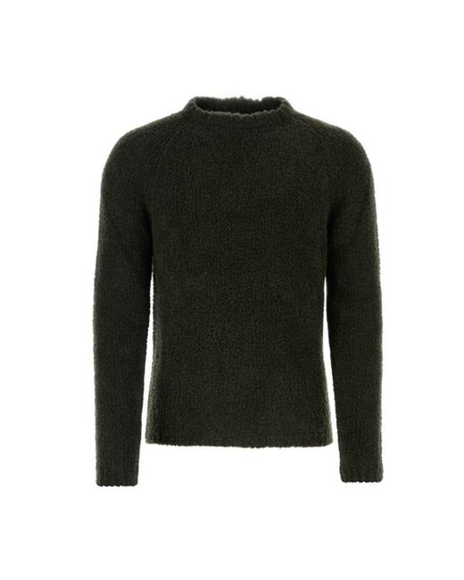 C.P. Company Dark Green Wool Blend Sweater for Men Lyst