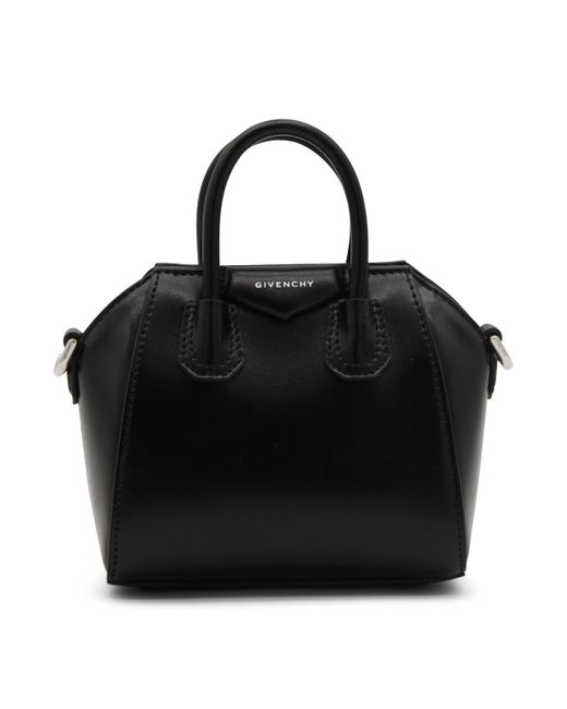 Givenchy Black Leather Antigona Micro Crossbody Bag