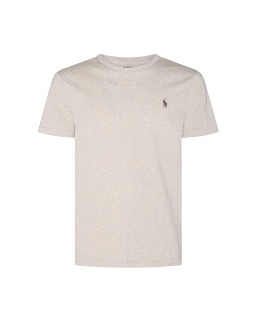Polo Ralph Lauren White Cotton T-shirt for men