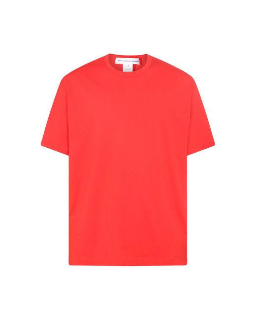 Comme des Garçons Red Cotton T-shirt for men