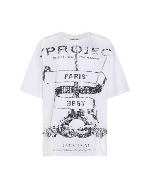 Y. Project White, Black And Red Cotton T-shirt for men