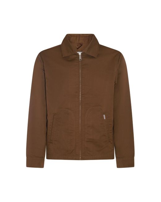 Carhartt Brown Casual Jacket for men