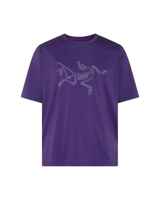 Arc'teryx Purple Violet T-shirt for men