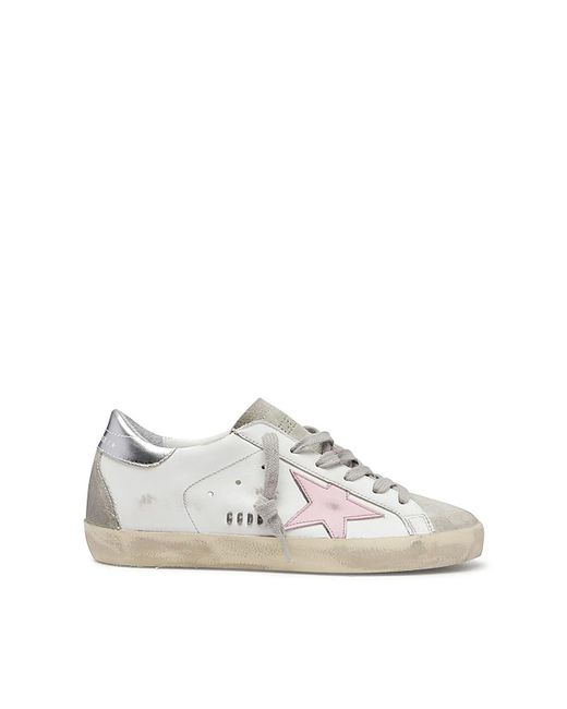 Golden Goose Deluxe Brand White Women's Superstar 81482 Leather And Suede Low-top Trainers