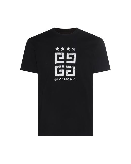 Givenchy Black And Cotton T-Shirt for men